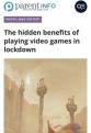 The hidden benefits of playing video games in lockdown